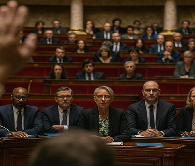L'hémicycle de l'Assemblée nationale lors du vote (nov 2025) rejetant la suppression des exonérations pour les apprentis.