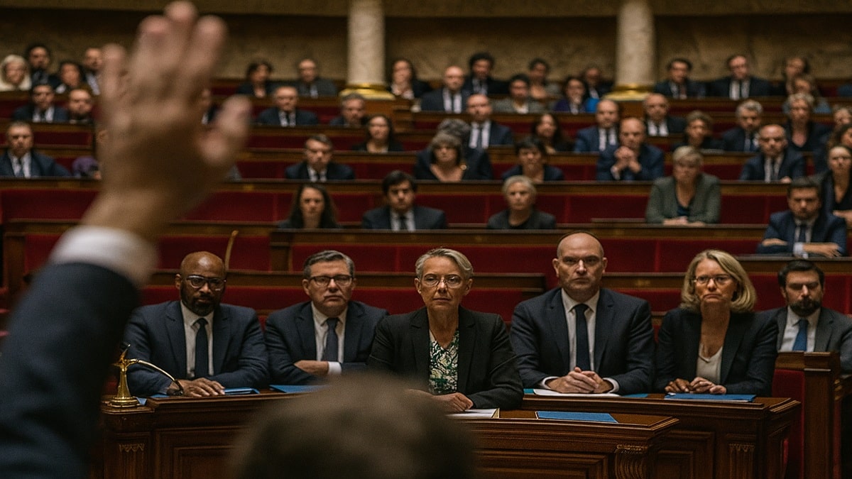 L'hémicycle de l'Assemblée nationale lors du vote (nov 2025) rejetant la suppression des exonérations pour les apprentis.