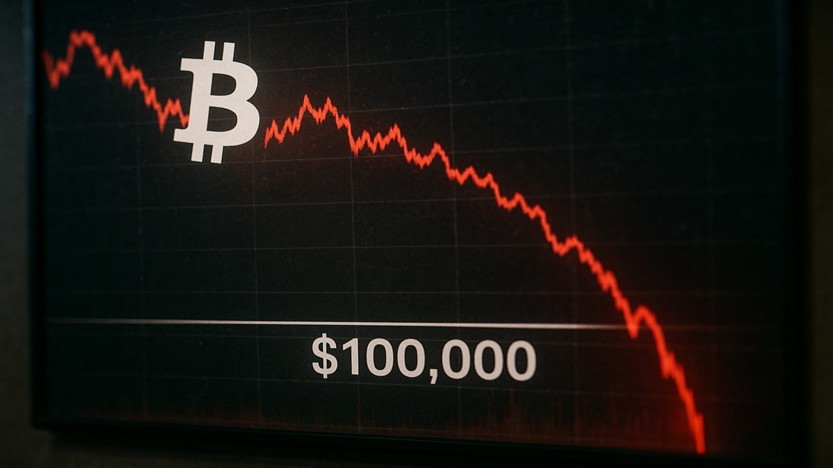 Cours du bitcoin en dessous des 100 000 dollars