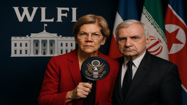 Illustration de l'enquête fédérale demandée par les sénateurs Warren et Reed sur World Liberty Financial ($WLFI), la crypto liée à la famille Trump.