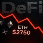 Illustration du crash des altcoins en novembre 2025, montrant la chute d'Ethereum (ETH) à 2 750 $, ainsi que Solana (SOL), XRP, et la crise DeFi (Balancer).