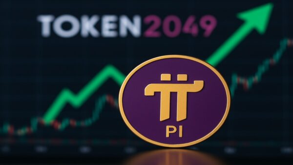 Graphique du prix du Pi Network (PI) montrant un rebond haussier en novembre 2025.
