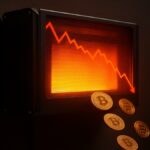 Une photo conceptuelle d'un radiateur-mineur (Canaan Avalon) produisant de la chaleur, superposée à un graphique de "hashprice" en baisse, illustrant l'analyse de rentabilité du minage/chauffage en France (Nov 2025).