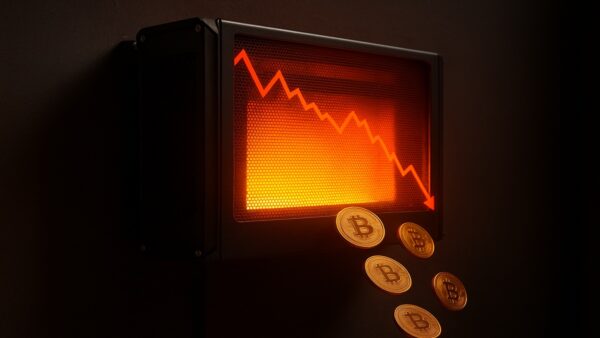 Une photo conceptuelle d'un radiateur-mineur (Canaan Avalon) produisant de la chaleur, superposée à un graphique de "hashprice" en baisse, illustrant l'analyse de rentabilité du minage/chauffage en France (Nov 2025).