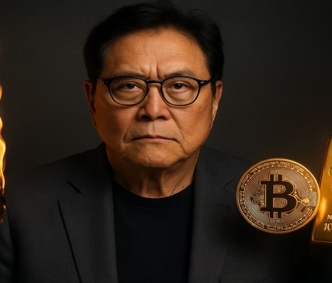 Robert Kiyosaki (Père riche, père pauvre) prédisant un krach de "l'argent papier" et recommandant le Bitcoin (BTC) et l'or.