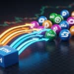 la rotation des capitaux crypto partant de Bitcoin et Ethereum vers un panier d'altcoins comme Dash, Kaspa et Monad.