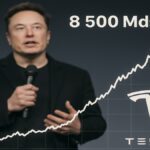 Illustration du plan de rémunération d'Elon Musk (1000 Mds$) approuvé par les actionnaires de Tesla lors de l'AG 2025.
