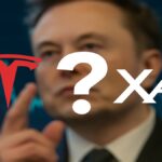 Les logos de Tesla et xAI, illustrant le vote des actionnaires (nov 2025) sur un investissement et le conflit d'intérêts d'Elon Musk.