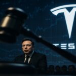 Illustration du vote de l'assemblée générale de Tesla sur la rémunération d'Elon Musk.