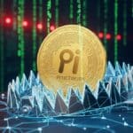 Illustration d'une alerte de sécurité sur le Pi Network suite au vol de 4,4 millions de jetons via des demandes de paiement frauduleuses.