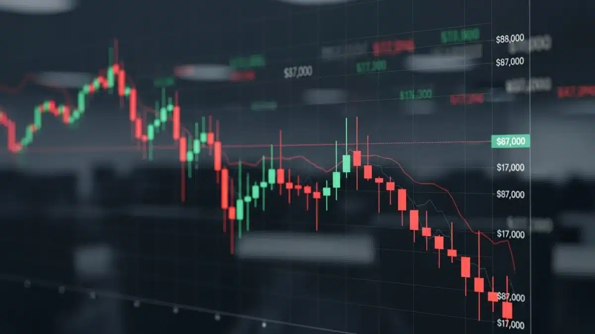 Bitcoin chute sous les 87 000 $ : les sorties d’ETF inquiètent le marché