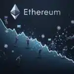 Graphique illustrant la hausse des retraits de staking Ethereum et la baisse des rewards des validateurs