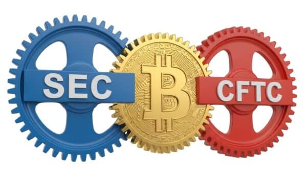 Illustration symbolisant la nouvelle coopération entre la SEC et la CFTC pour la régulation du Bitcoin en 2026.
