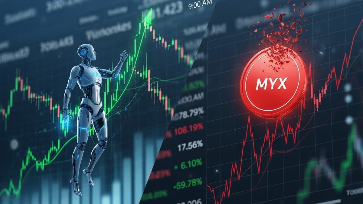 Actu crypto : l’Intelligence Artificielle prend le pouvoir et MYX s’effondre aujourd’hui