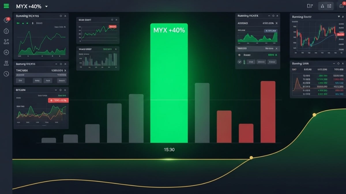 Actu crypto : MYX s’envole de 40 % et entraîne les memecoins