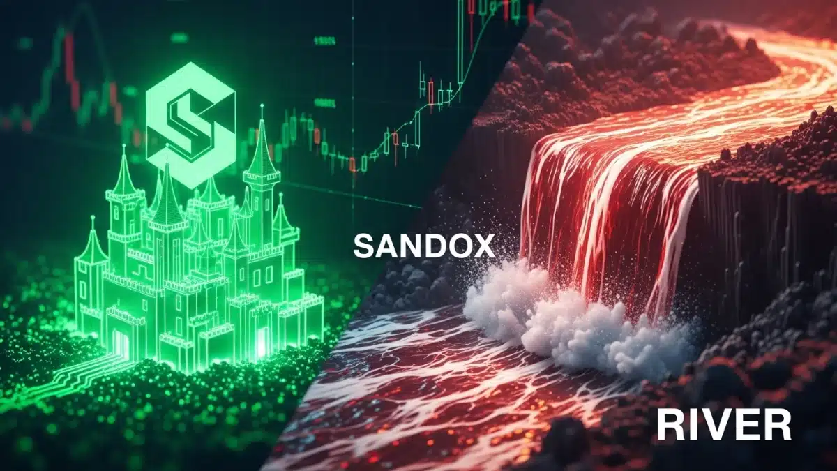 Altcoins : SAND s’envole, RIVER s’effondre, rotation brutale et piège à leviers