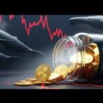 Illustration symbolisant les sorties de capitaux des ETF XRP et l'activité intense des baleines sur le marché en janvier 2026.