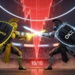 Illustration du conflit entre les fondateurs de Binance et OKX concernant la responsabilité du crash crypto d'octobre.