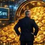 Illustration de l'achat massif de 22 305 Bitcoins par MicroStrategy pour sa trésorerie d'entreprise.