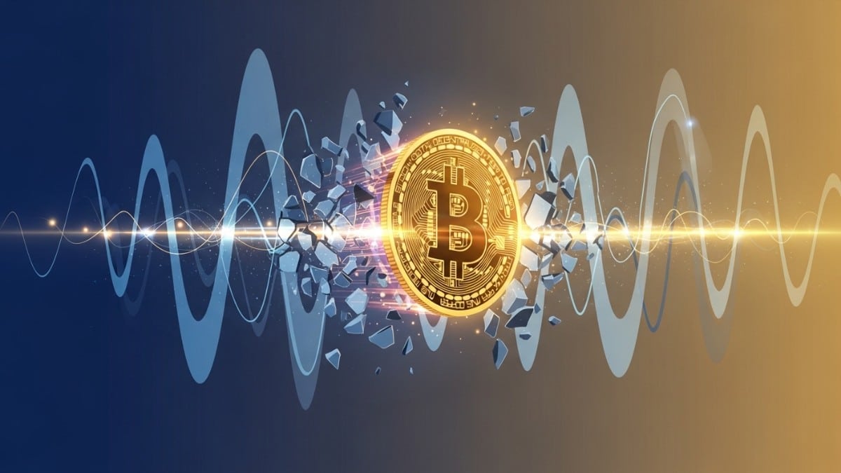 Illustration montrant Bitcoin défiant son cycle historique alors que VanEck prévoit un début 2026 favorable au risk on.