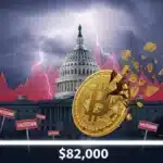 Graphique du Bitcoin en chute libre face à la menace du Shutdown et aux décisions de la Fed.