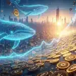 Illustration des baleines crypto accumulant massivement des jetons Cardano ADA en prévision d'une hausse.