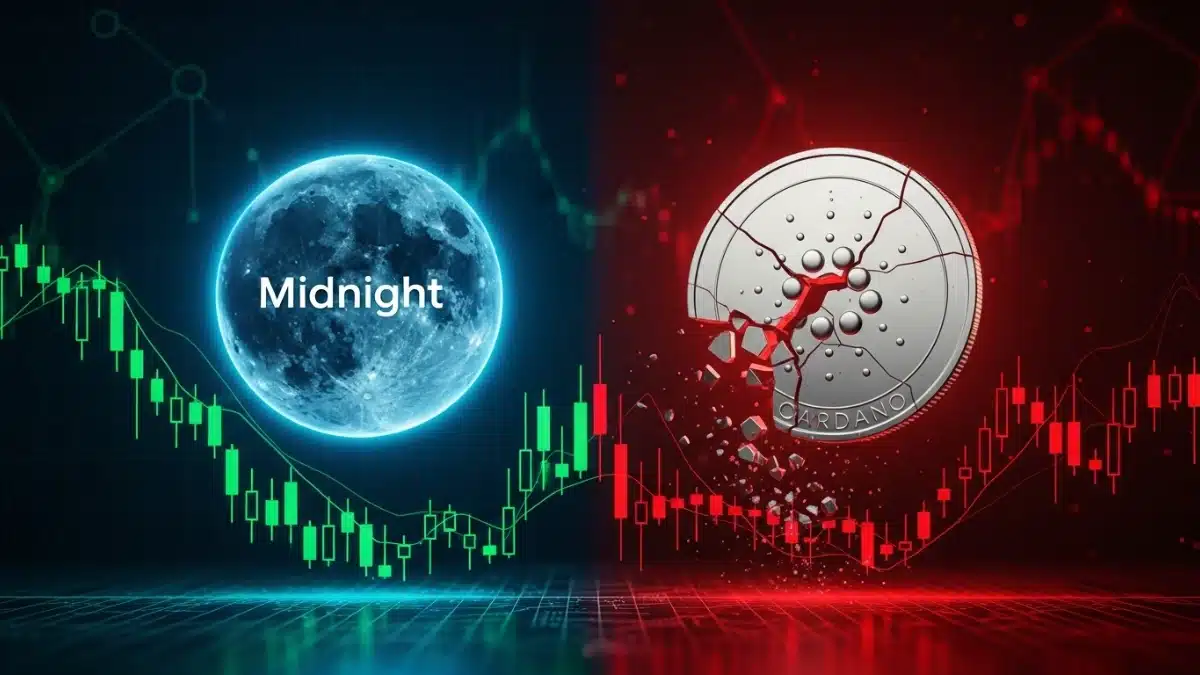 Cardano : Midnight listé sur eToro, ADA chute sous 0,37$