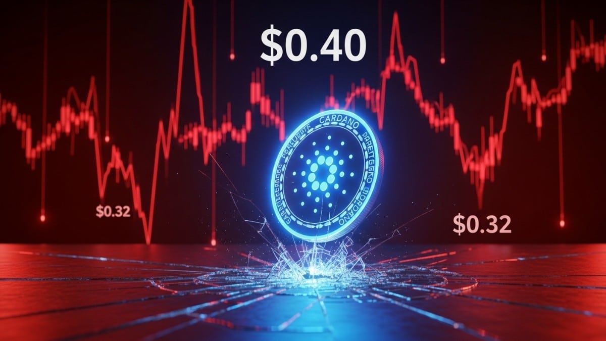 Cardano : Le prix ADA heurte un mur à 0,40 $ et risque de chuter vers 0,32 $
