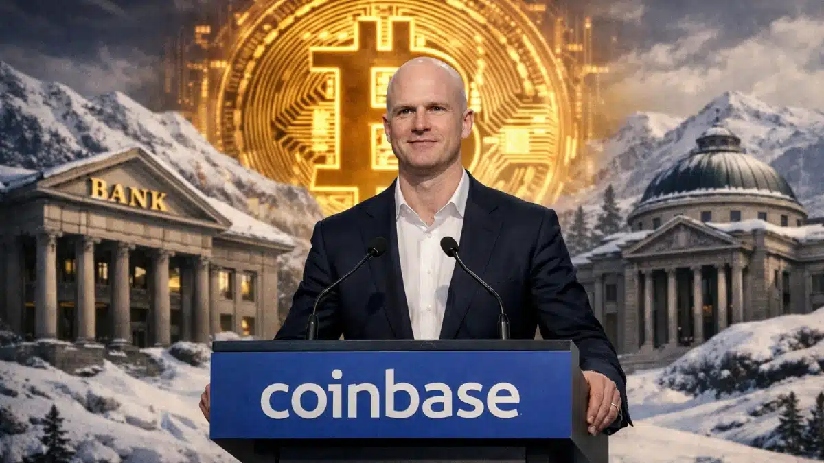 Coinbase impose le Bitcoin à Davos : Le choc des visions monétaires