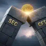 Illustration de l'alliance entre la SEC et la CFTC pour la régulation crypto aux États-Unis.