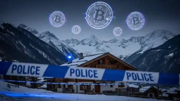 Illustration de l'enlèvement d'un couple à Sallanches lié à une rançon en cryptomonnaie.