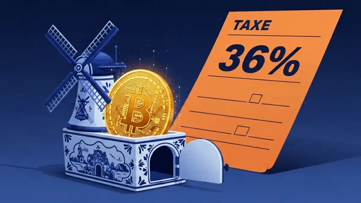 Pays‑Bas : la cryptomonnaie bientôt taxée sur les gains non réalisés, réforme choc prévue pour 2028