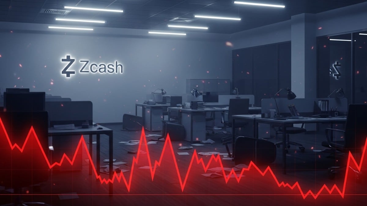 Zcash implose : l’équipe démissionne en bloc, le ZEC chute de 8 % (analyse)