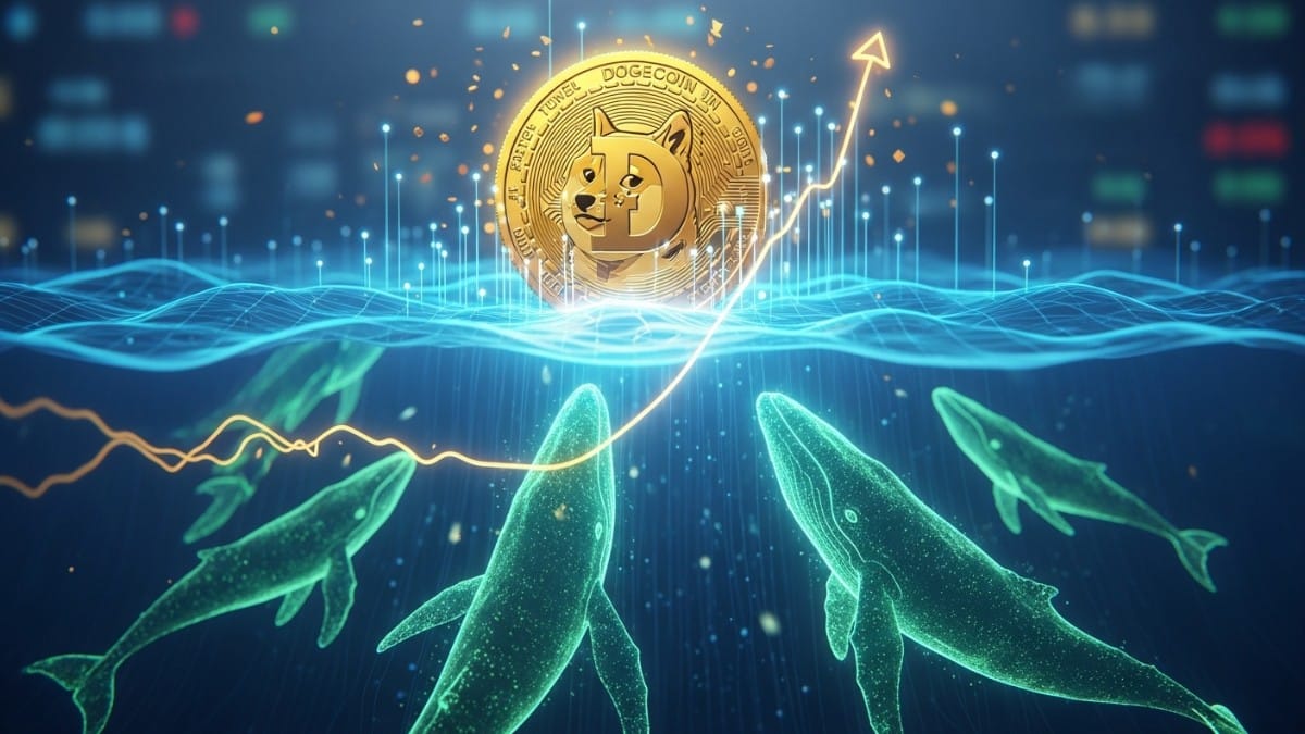 Dogecoin : Les baleines achètent 1,5 Milliard de DOGE, le signal d’achat est fort
