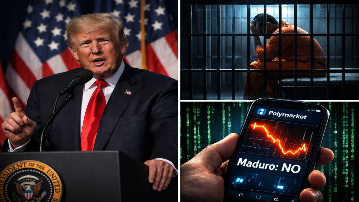 Donald Trump confirme l’arrestation de la « taupe » vénézuélienne qui a permis 630 000 $ de gains sur Polymarket