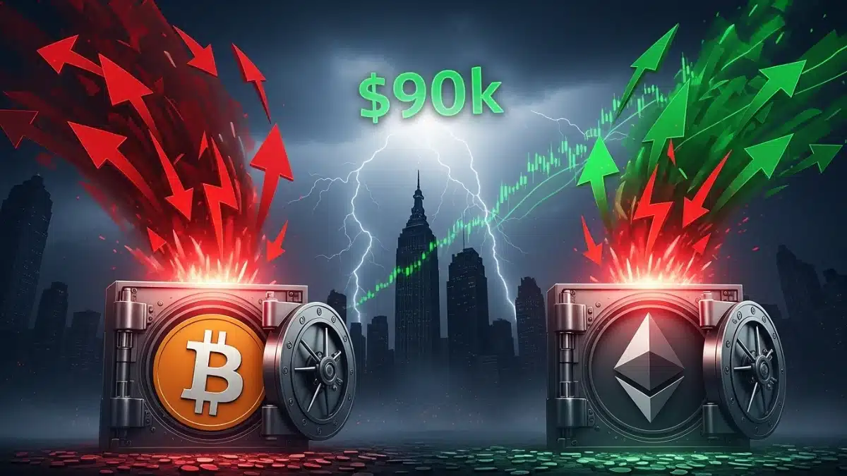 ETF Crypto : 1 milliard de dollars de sorties, la peur gagne les institutionnels