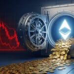 Illustration des flux massifs de 164 millions de dollars entrant dans les ETF Ethereum malgré la baisse du marché.
