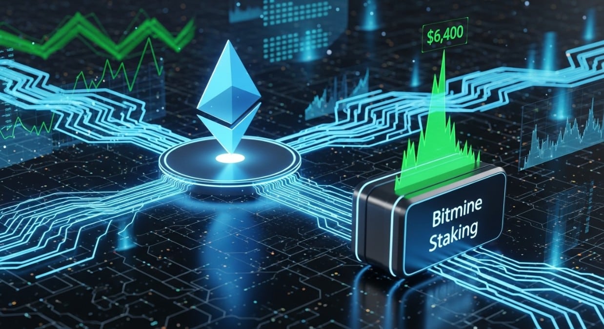 Ethereum : Bitmine stake 86 000 ETH et déclenche un signal haussier vers 6 400 $