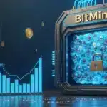 Illustration de la stratégie de staking massive de BitMine sur Ethereum créant une pénurie d'offre sur les échanges.
