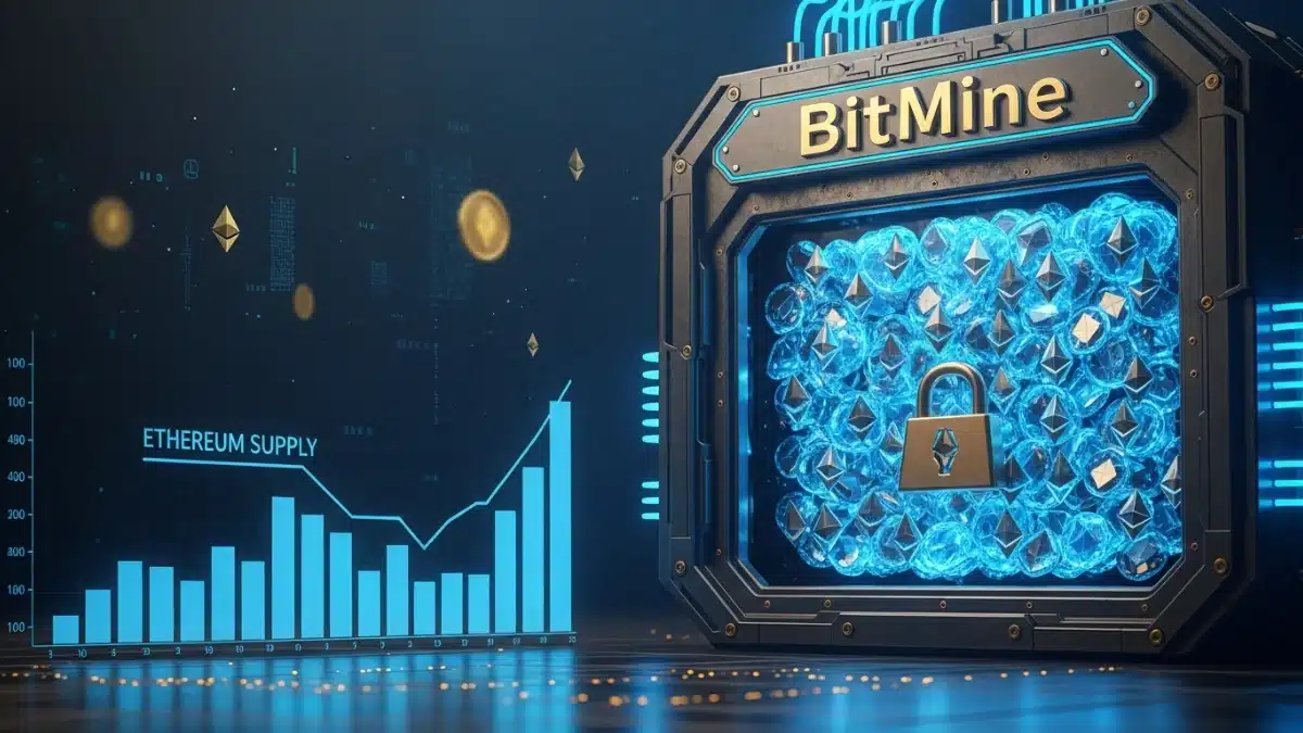 Ethereum : BitMine verrouille 5,6 Mds $ en staking et provoque un choc d’offre historique