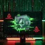 Illustration d'une attaque par empoisonnement d'adresse sur un portefeuille Ethereum.