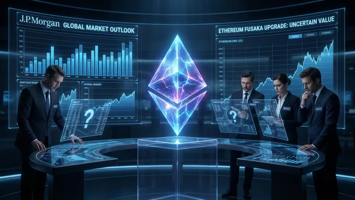 Ethereum : JPMorgan doute de la relance post-Fusaka malgré le pic d’activité