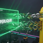 Illustration de la montée en puissance d'Hyperliquid face à Binance grâce à l'explosion du trading de matières premières.