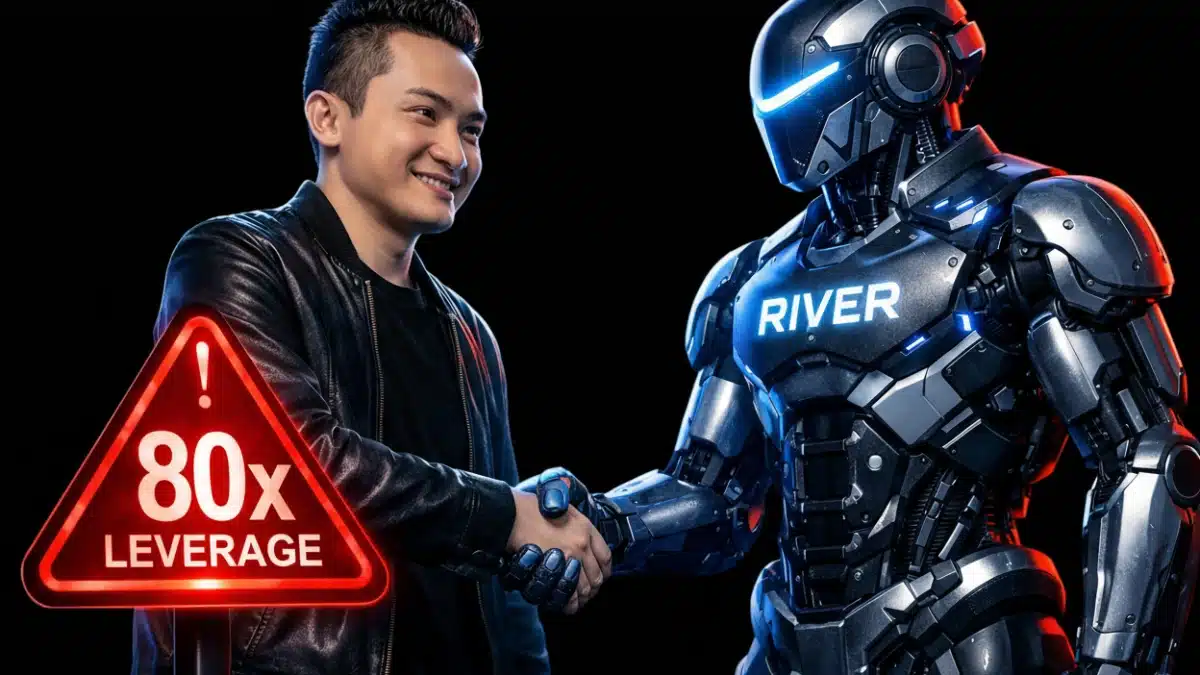 Justin Sun investit 8 millions $ dans River : Le token explose mais les analystes crient à la manipulation