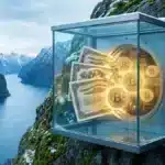 Illustration du fonds souverain norvégien accumulant du Bitcoin à travers ses investissements boursiers.