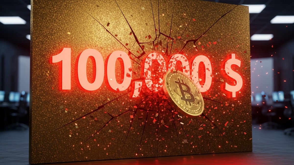 Bitcoin et Solana : Le rejet des 100 000 $ et les 350 millions liquidés qui secouent le marché ce lundi