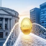 Illustration du partenariat stratégique entre Ripple et LMAX Group pour l'utilisation du RLUSD comme collatéral.