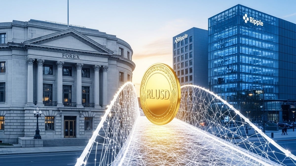 Illustration du partenariat stratégique entre Ripple et LMAX Group pour l'utilisation du RLUSD comme collatéral.