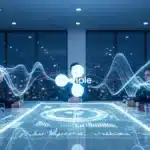 Illustration du lancement de Ripple Treasury, fusionnant la gestion de trésorerie traditionnelle et l'infrastructure blockchain.