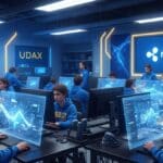 Illustration du lancement de l'accélérateur UDAX par Ripple et l'université UC Berkeley pour les startups blockchain.